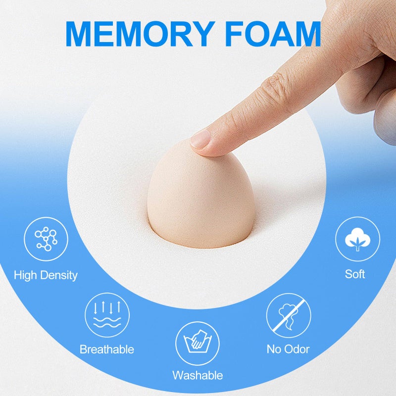 Sanwom Car Seat Cushion with Back Support Pillow  1.2'' Thick Enhanced Comfort Memory Foam Design for Pain Relief  Ideal for Drivers and Office Use - Ergonomic Lumbar Comfort for Long Sitting - Image 2